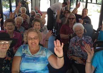Chauffeured transportation at Maryland senior living community