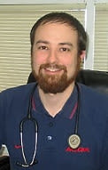 Dr. Sean Crocker at River Road Pet Clinic in Tucson, Arizona