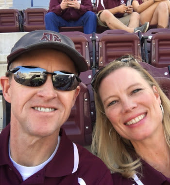 Todd and Lisa Sartor at Champions Forest Animal Clinic in Houston, Texas