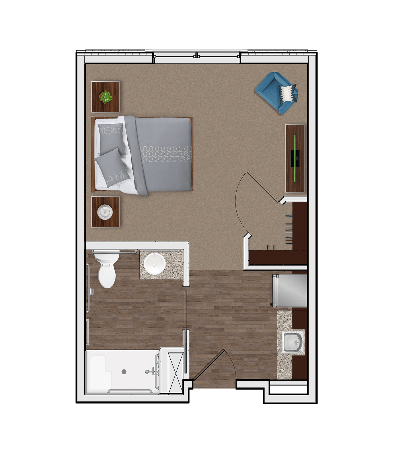 Senior Living Floor Plans Stonecrest Of Northville Assisted Living Studio