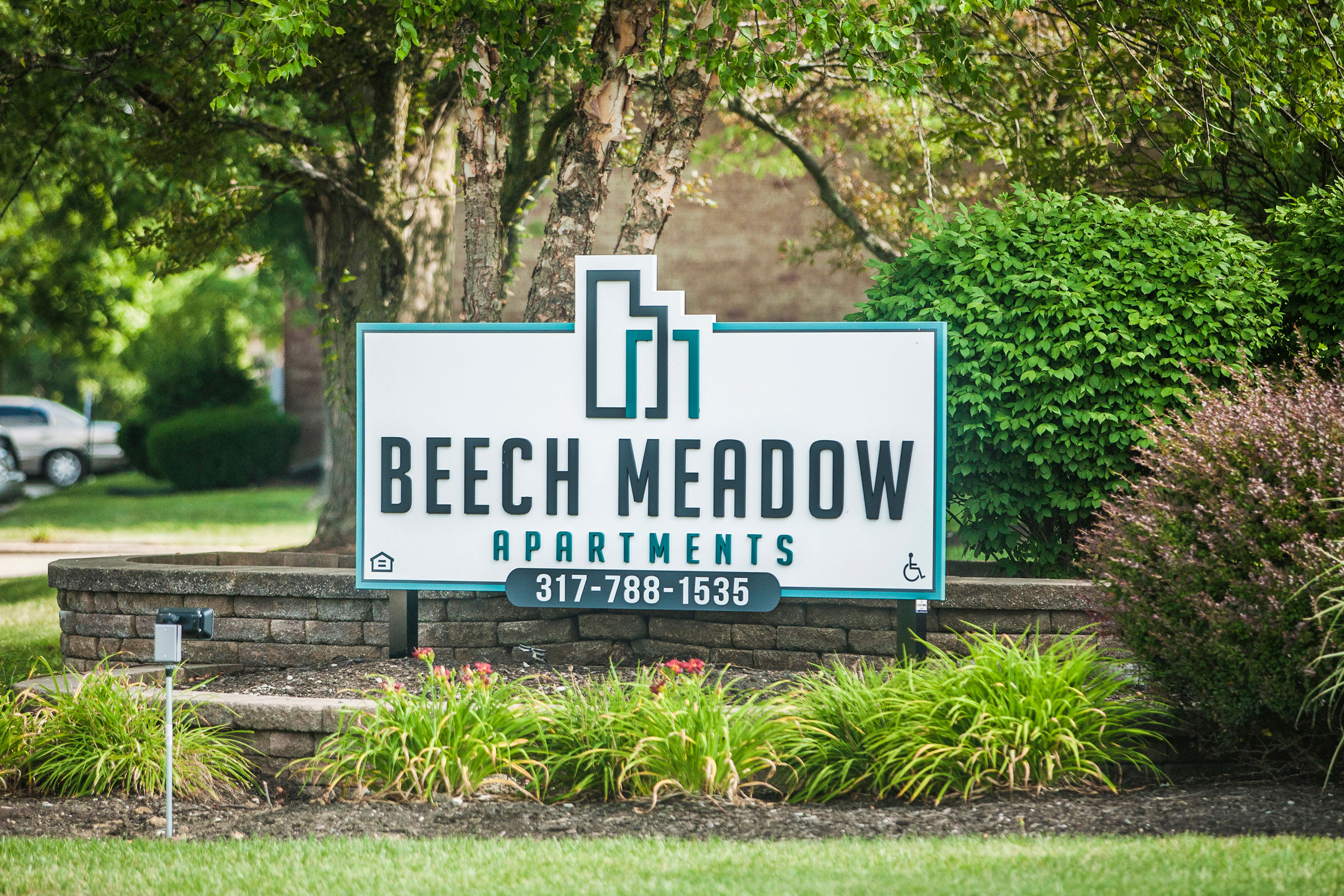 Entry Sign at Beech Meadow Apartments