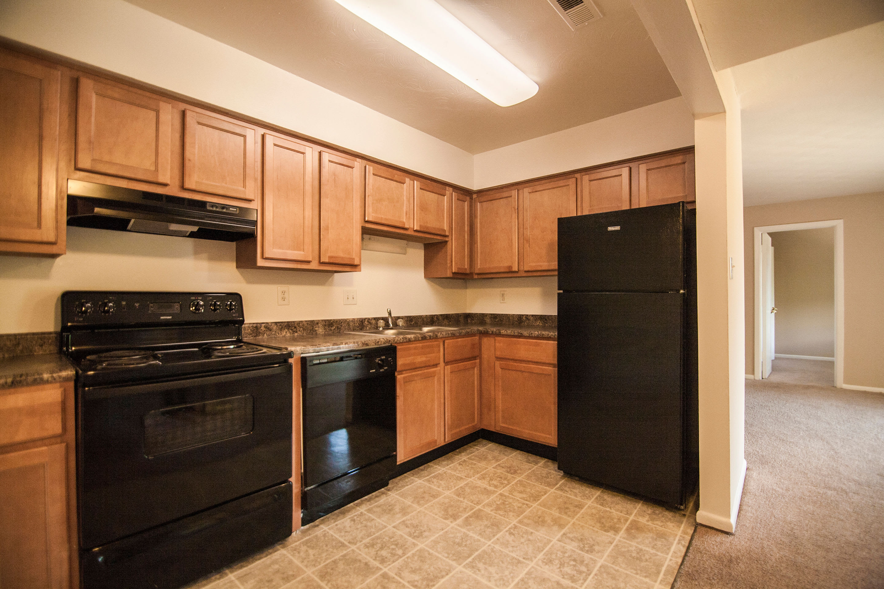 Kitchen at Beech Meadow Apartments