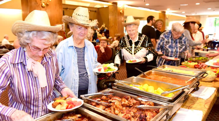 A chef-prepared meal at River Commons Senior Living.