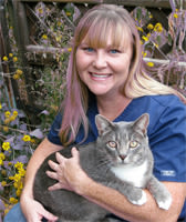 Dr. Meghan Holcombe at Black Forest Veterinary Clinic in Colorado Springs, Colorado
