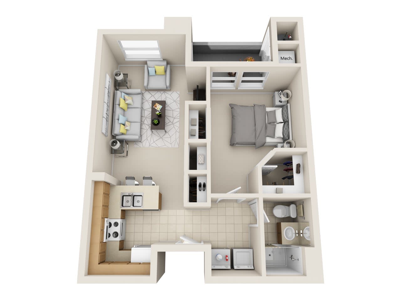 View one Bedroom Floor Plans at Sonoma Palms Apartments | Apartments in Las Vegas, Nevada