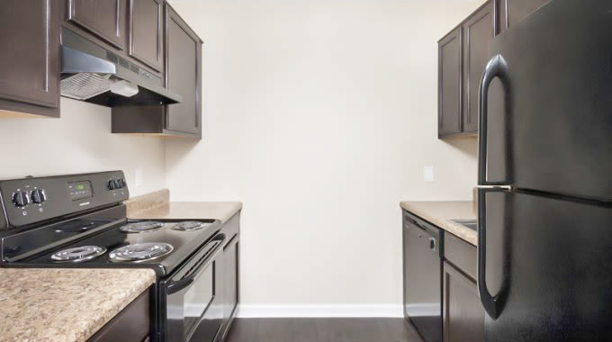 Available floor plans at The Flats at Arrowood in Charlotte