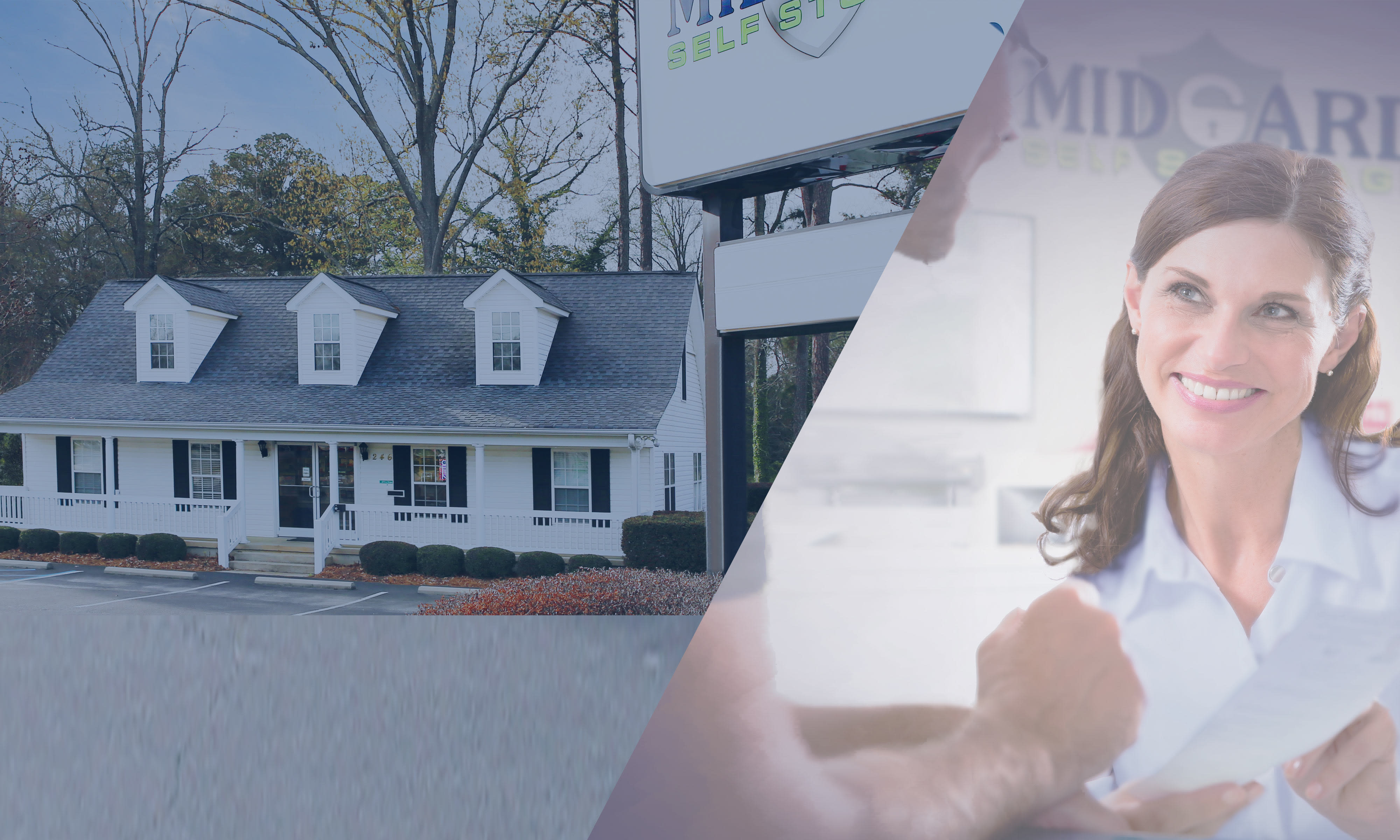Self storage at Midgard Self Storage in Greenwood, South Carolina
