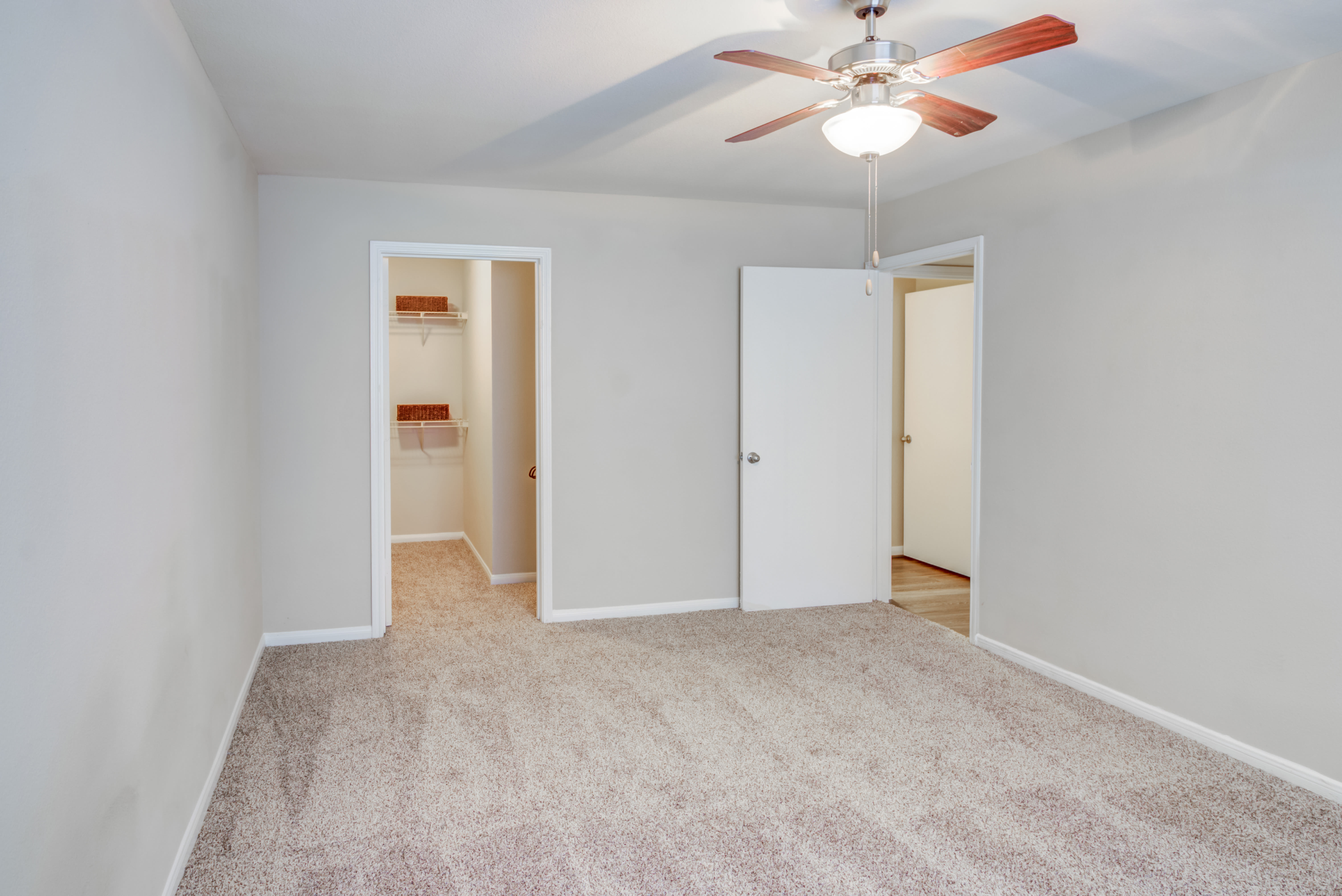 Beautiful master bedroom at Kenwood Club at the Park in Katy, TX
