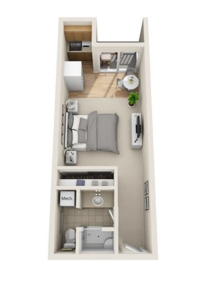 Assisted Living Studio at Cottonwood Creek in Salt Lake City, Utah