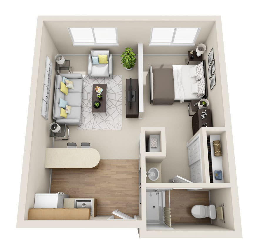 Assisted Living alcove at Chancellor Gardens at Clearfield in Clearfield, Utah