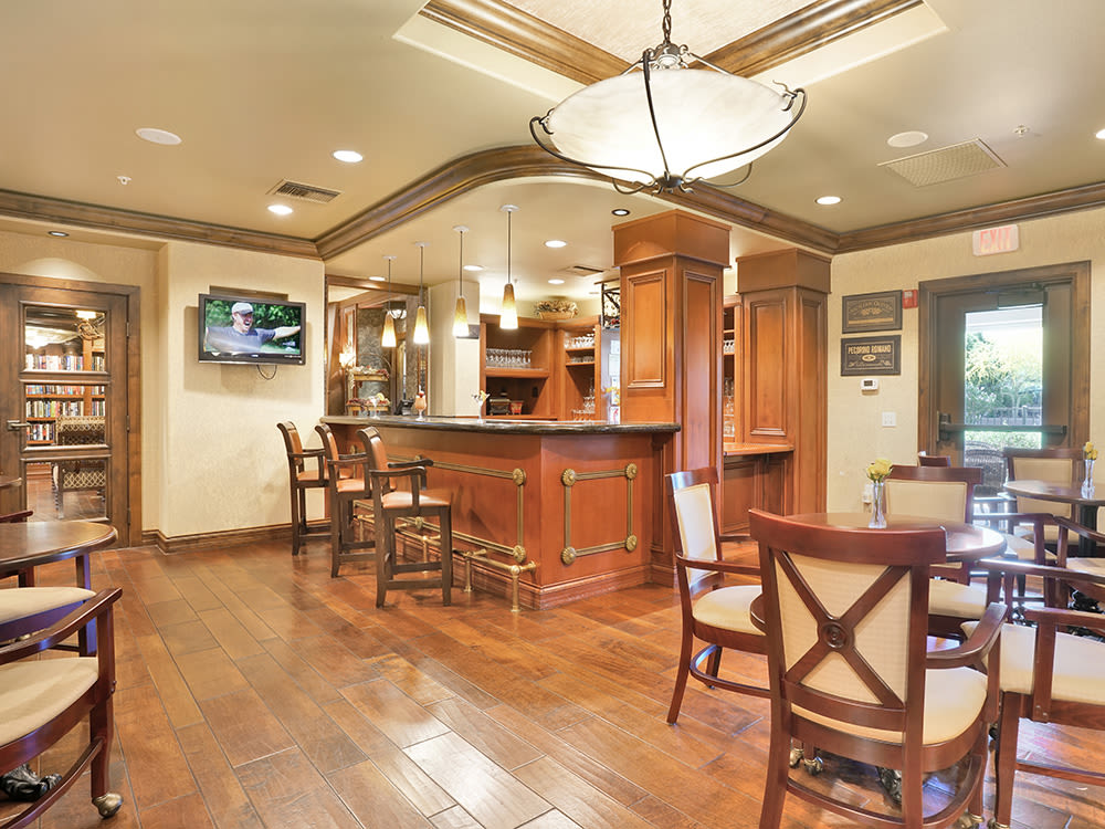 Dining room at Tuscany at McCormick Ranch