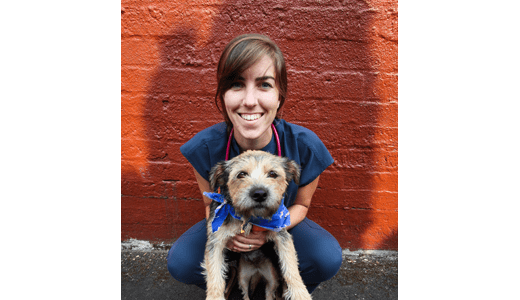 Dr. Laura Mulshine at Pet Samaritan Clinic