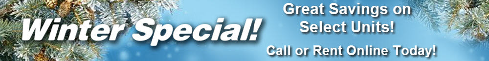 Specials offered at Metro Self Storage