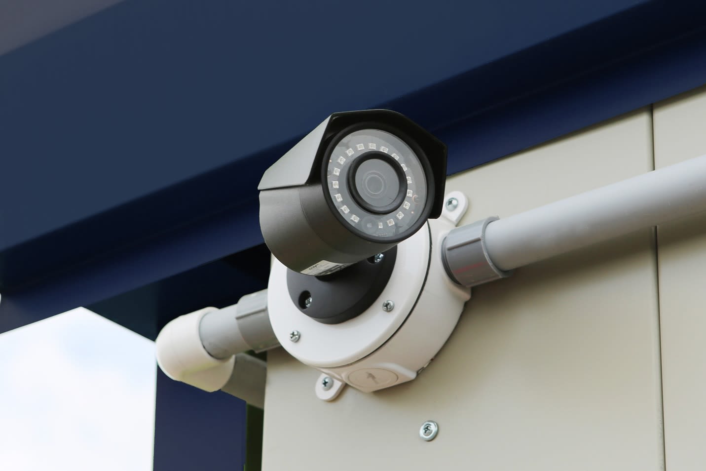 Security cameras at Midgard Self Storage in Sheffield, AL