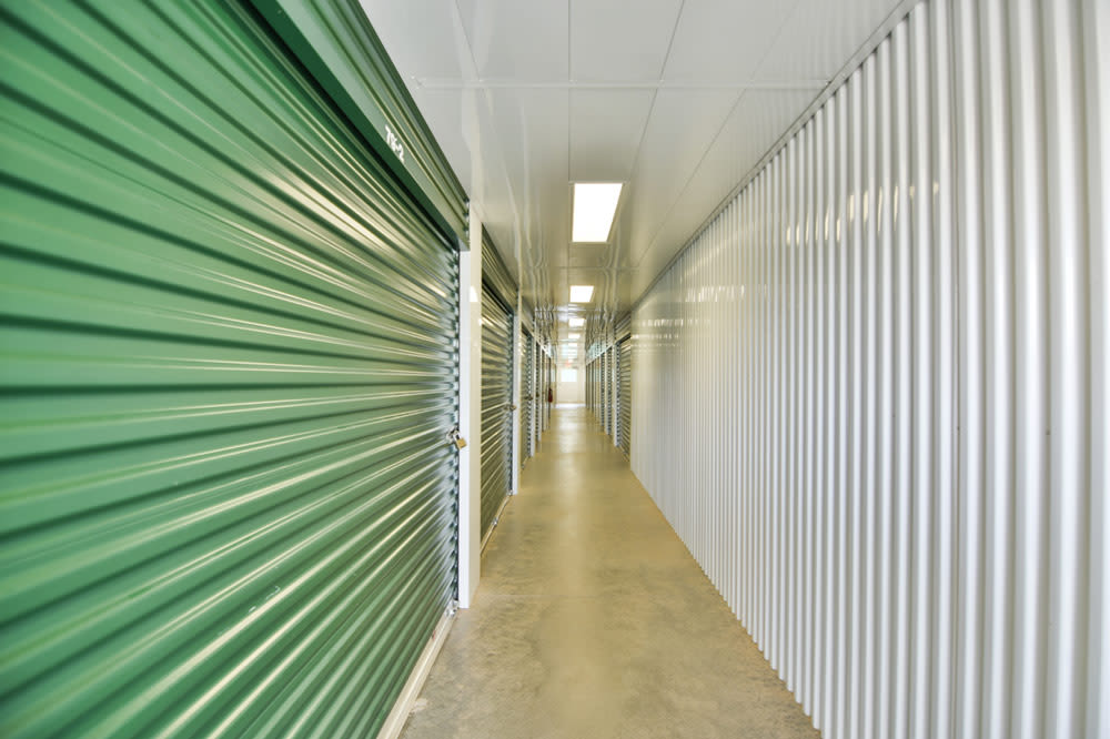 Indoor storage at Prime Storage in Greenville, South Carolina