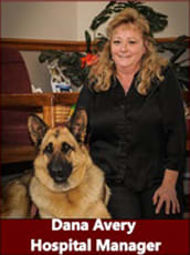 Hospital manager Dana Avery at Alta Animal Hospital in Pocatello