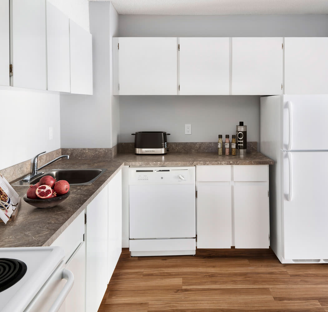 Beautiful kitchen at Royal View Apartments in Calgary, Alberta