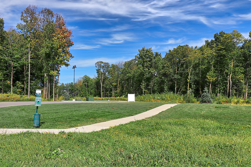 Walking paths at apartments in Rochester, New York