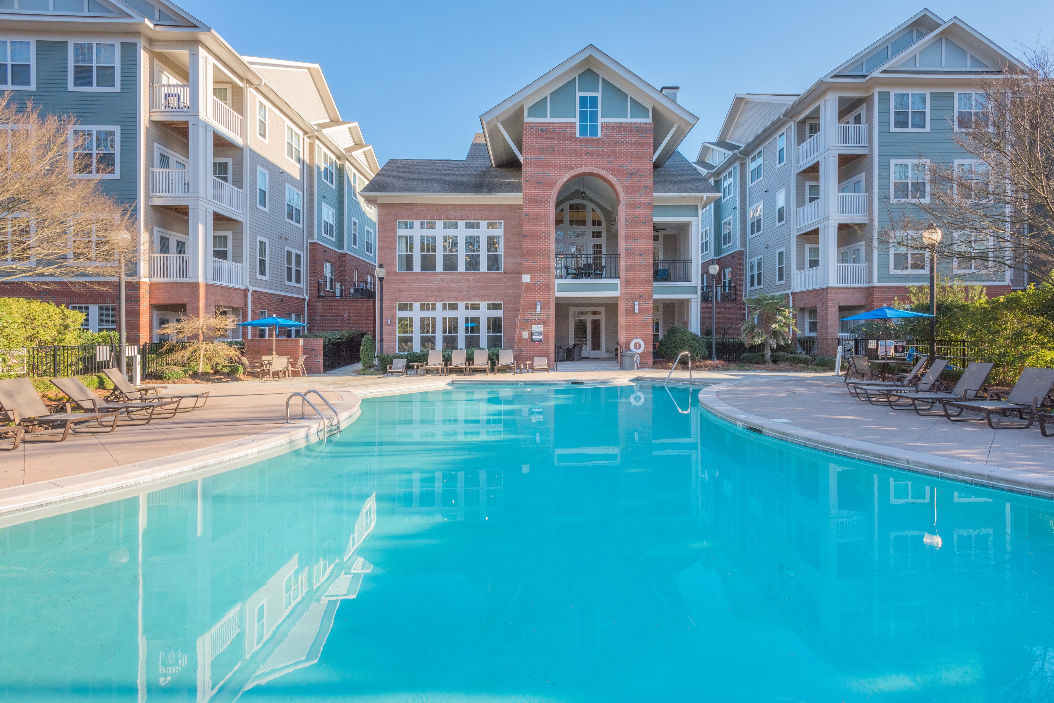 Residents enjoying the neighborhood around The District in Charlotte, North Carolina