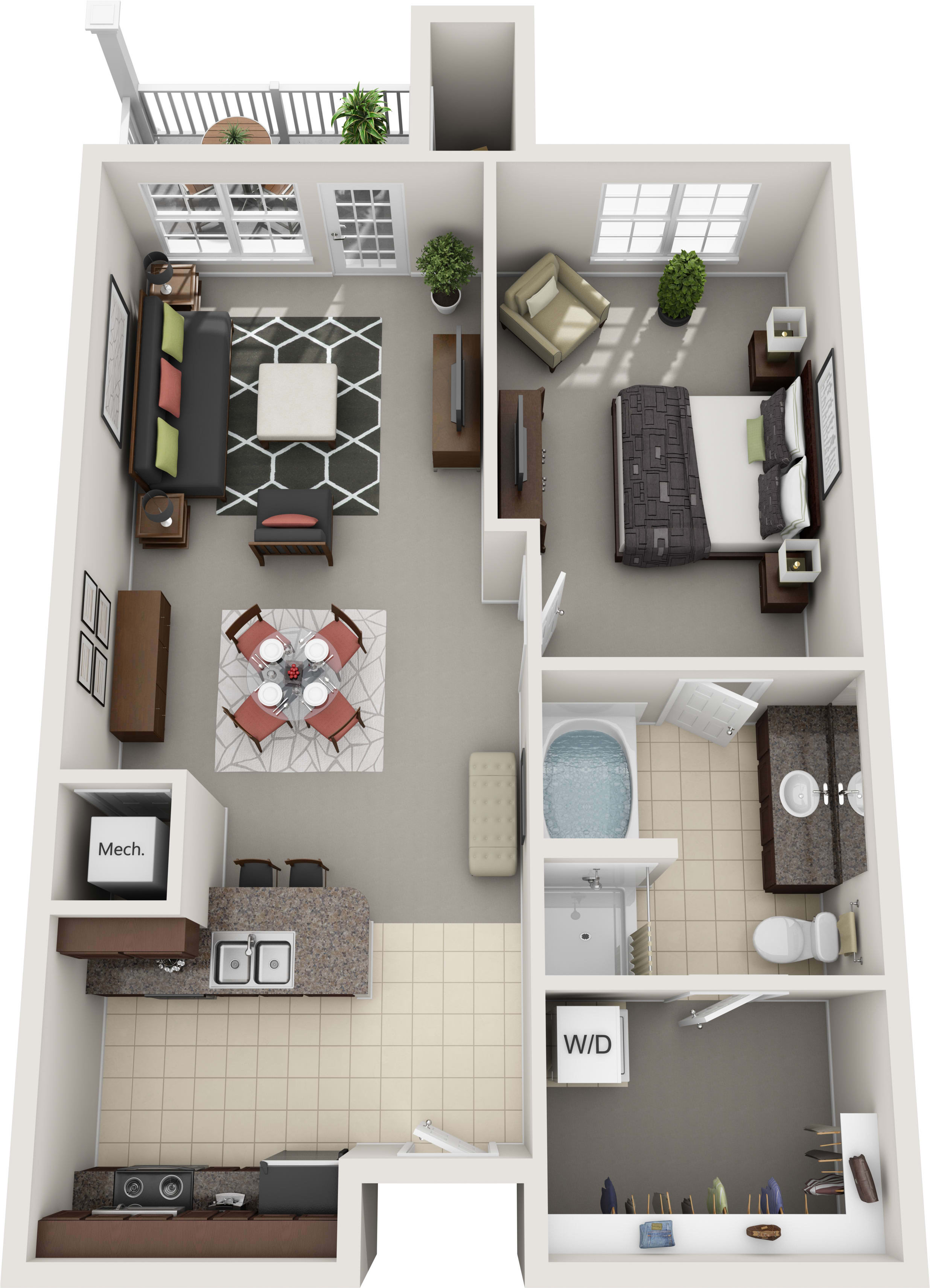 Upscale 1 2 3 Bedroom Apartments In Downtown Towson Md 1 Bedroom