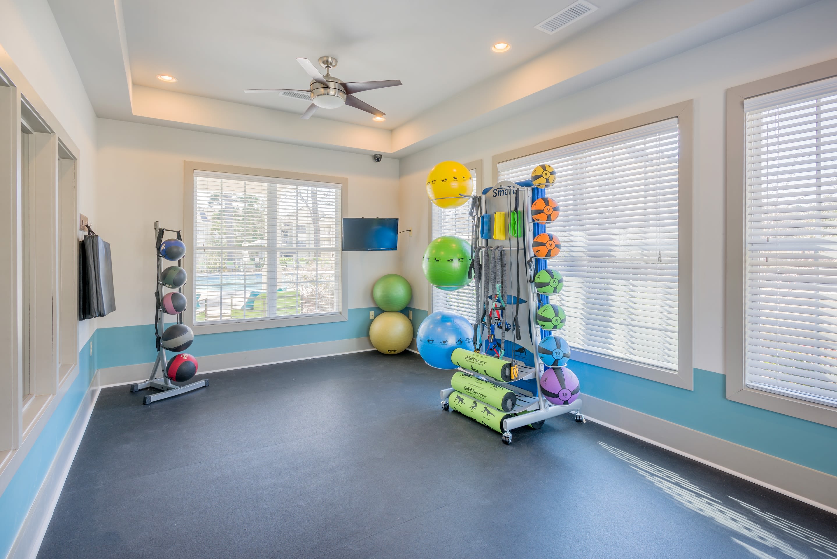 Fitness center at Arbor Village in Summerville, South Carolina