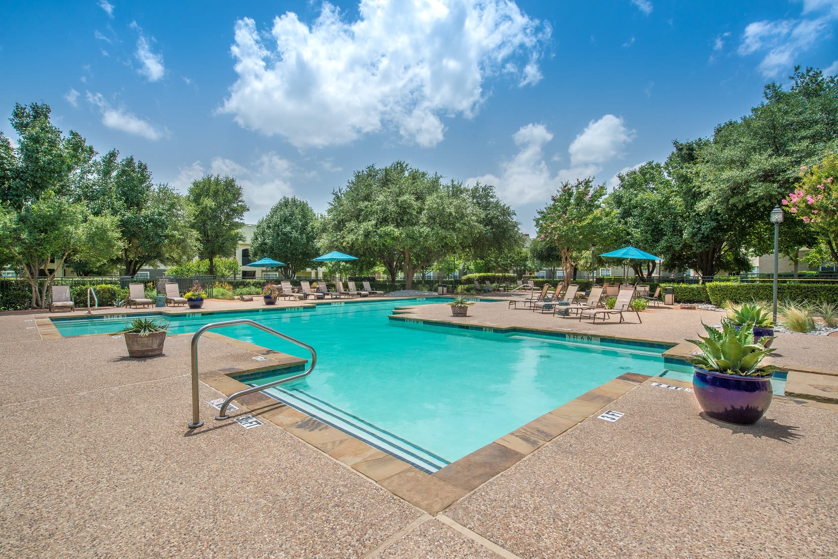 Gorgeous fitness center at 23Hundred at Ridgeview in Plano, Texas