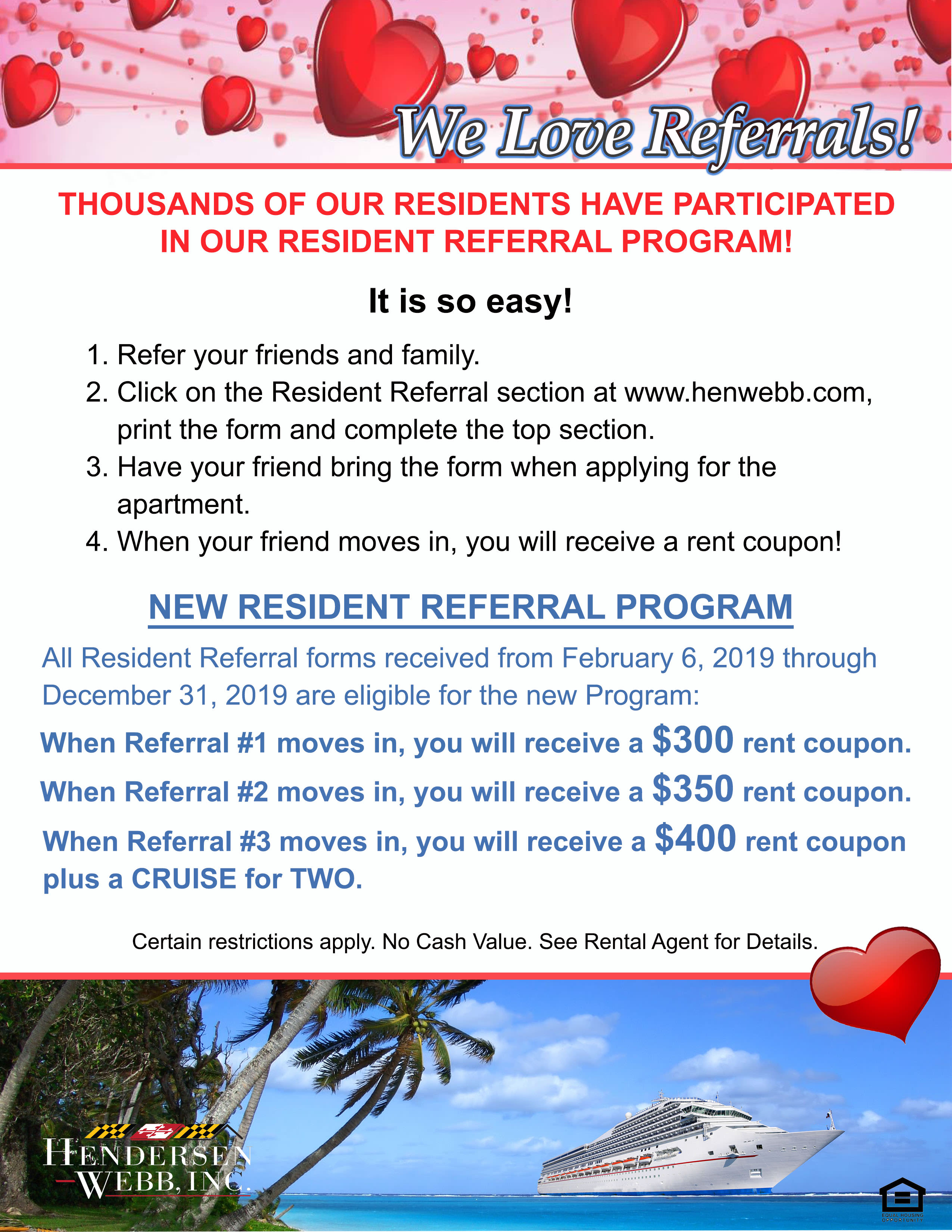Residential Referral Hendersen Webb Inc