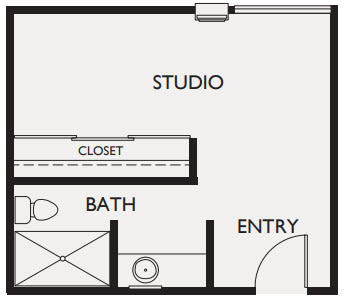 Memory Care For Living Studio at The Montera in La Mesa, California