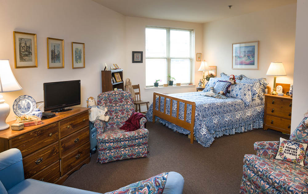 studio senior apartment at The Manor at Market Square in Reading, Pennsylvania