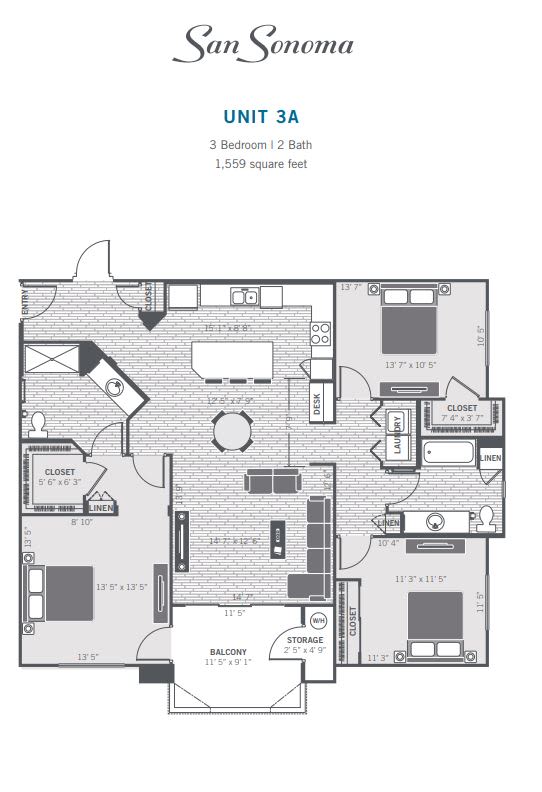 3A 2D floor plan