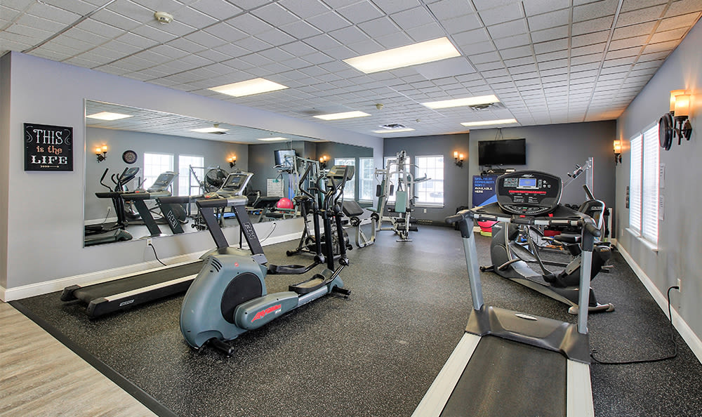 Stay healthy in our fitness center Westview Commons Apartments in Rochester