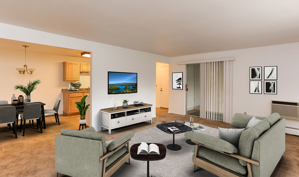 Beautifully designed living room at Henrietta Highlands