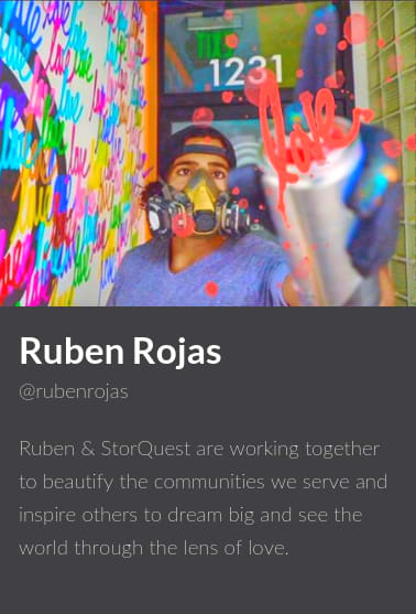 Ruben Rojas, ambassador for StorQuest Self Storage in Santa Monica, California