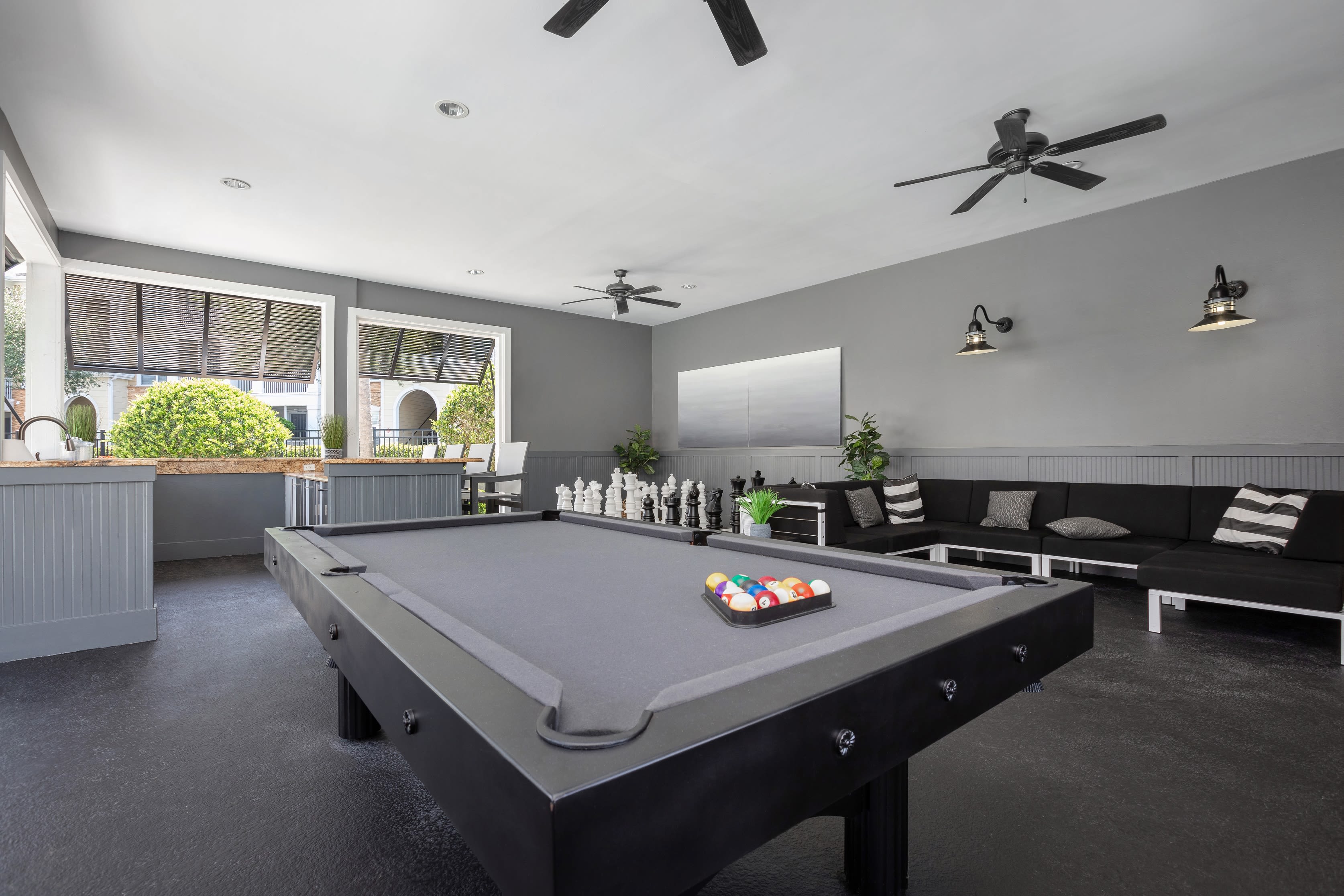 View virtual tour of our clubroom at Luxe at 1820 in Tampa, Florida
