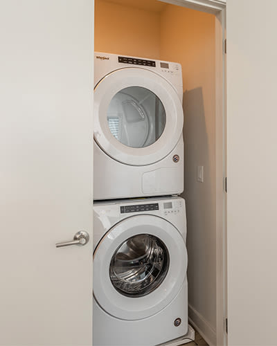 In-home washer & dryer at The Nathaniel in Rochester, New York