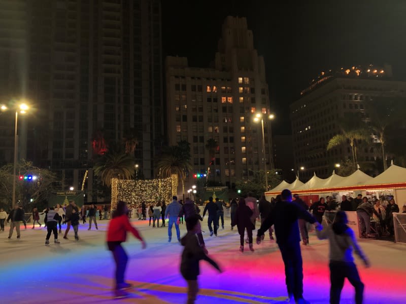 Pershing Square Ice Skating Bonanza