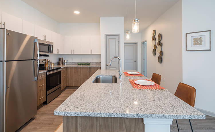 Open floor plans at Winding Creek Apartments in Webster, New York.