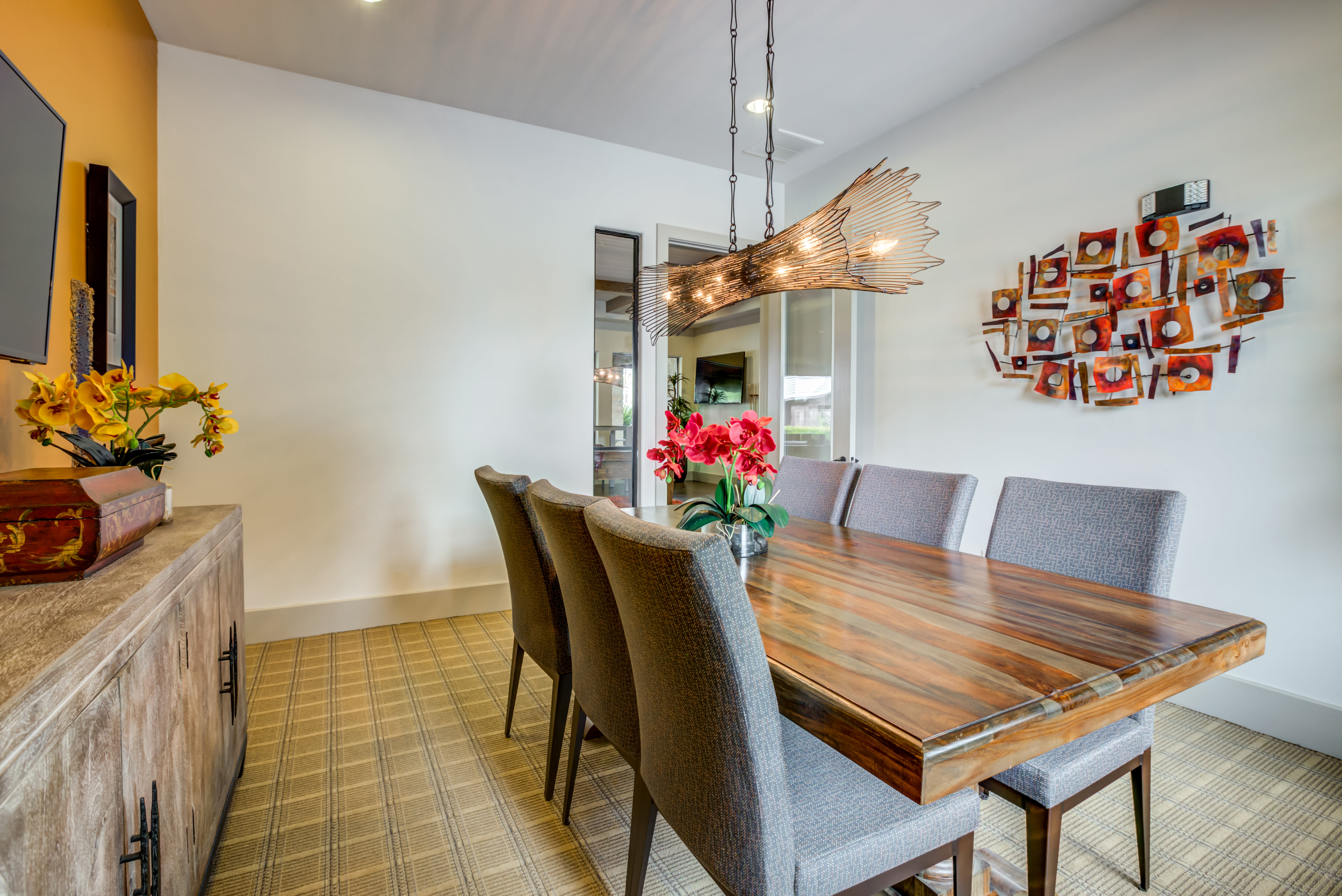 Beautiful dining area at Legacy Brooks in San Antonio, Texas
