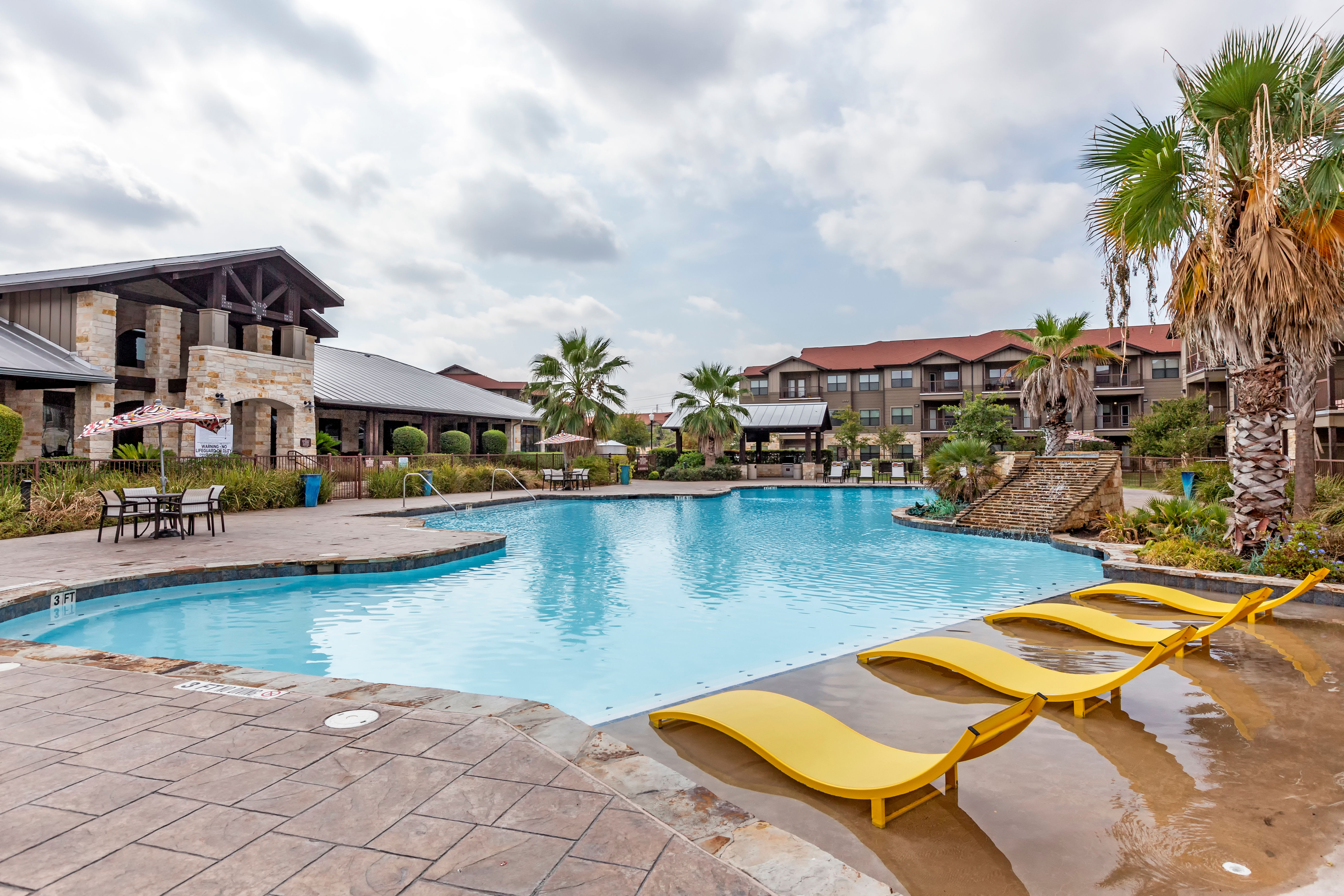 Resort style pool at Legacy Brooks in San Antonio, Texas