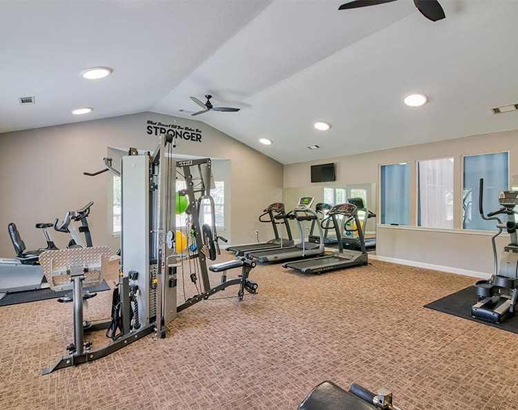 Fitness center at Crescent at Wolfchase in Memphis, Tennessee