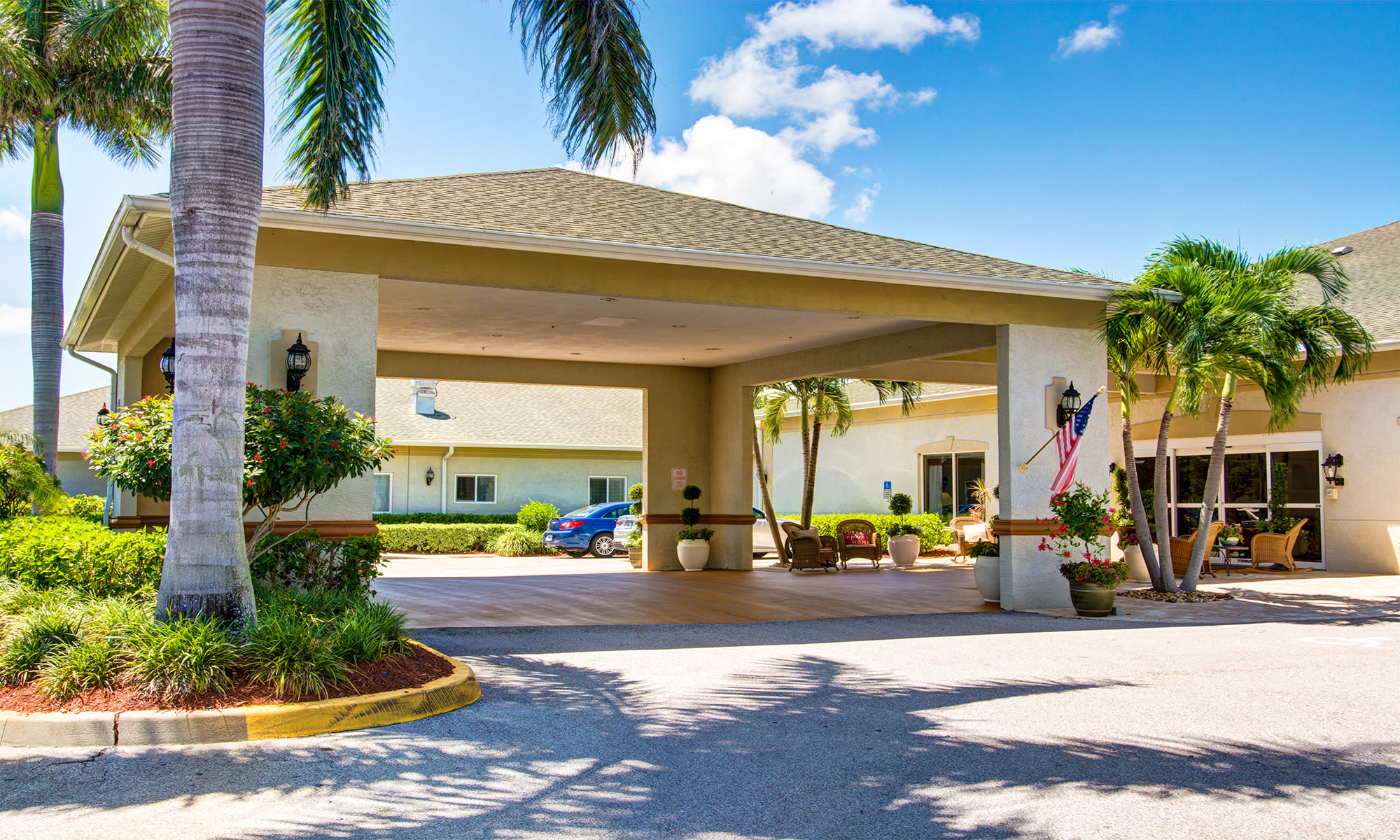 Senior living at The Lynmoore at Lawnwood Assisted Living and Memory Care in Fort Pierce, Florida