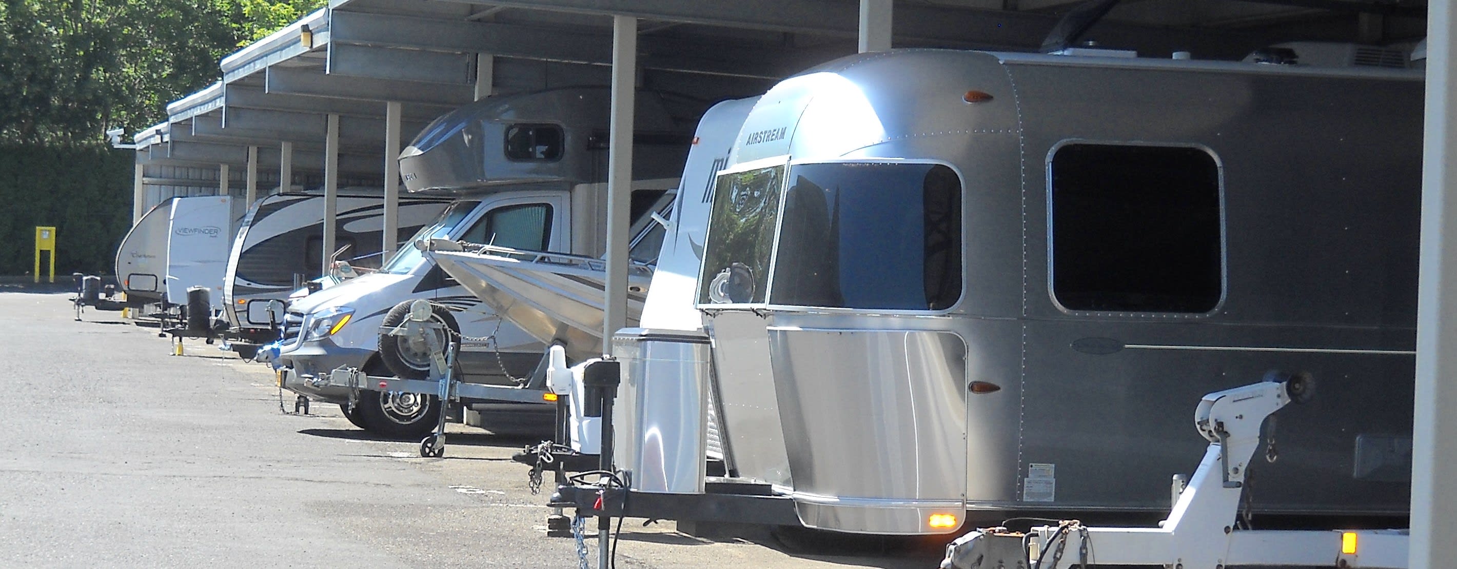 Boat storage at A-1 U-Store-It in Vancouver, Washington