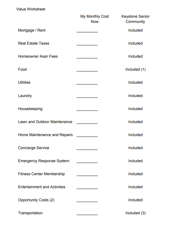 financial resource pdf at The Keystones of Cedar Rapids in Cedar Rapids, Iowa. 