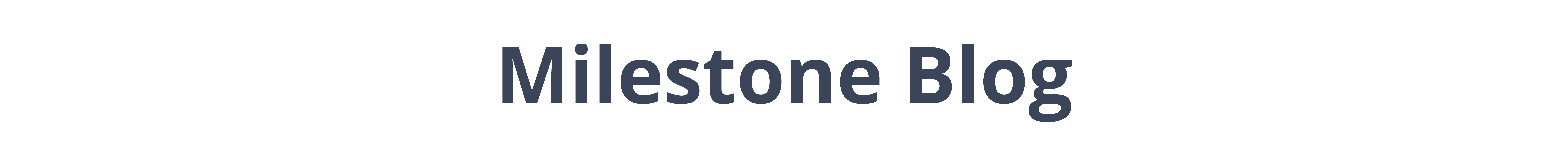 Milestone blog logo for Preston Greens in Lexington, Kentucky