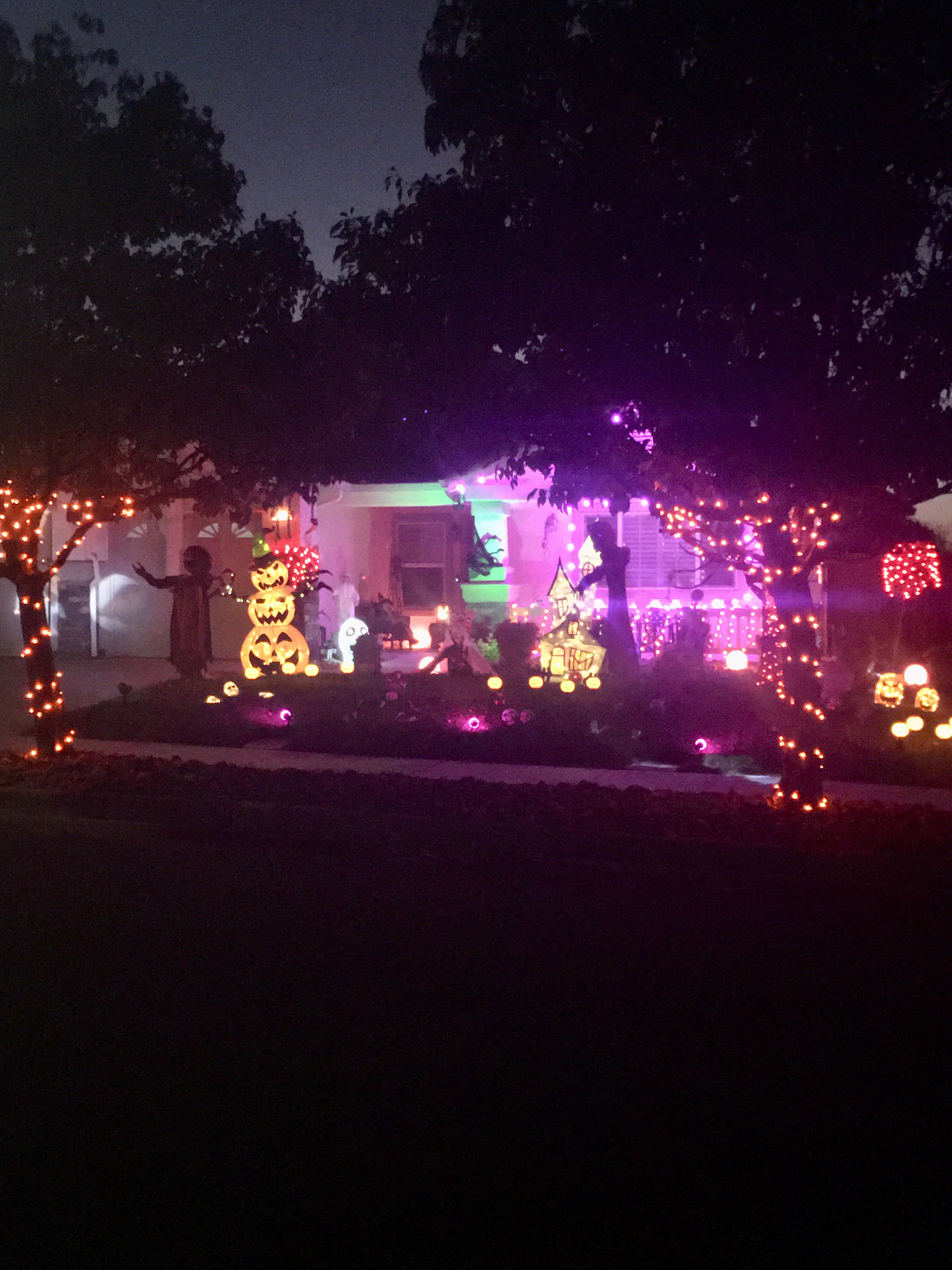 Halloween Decorated House Oakley CA