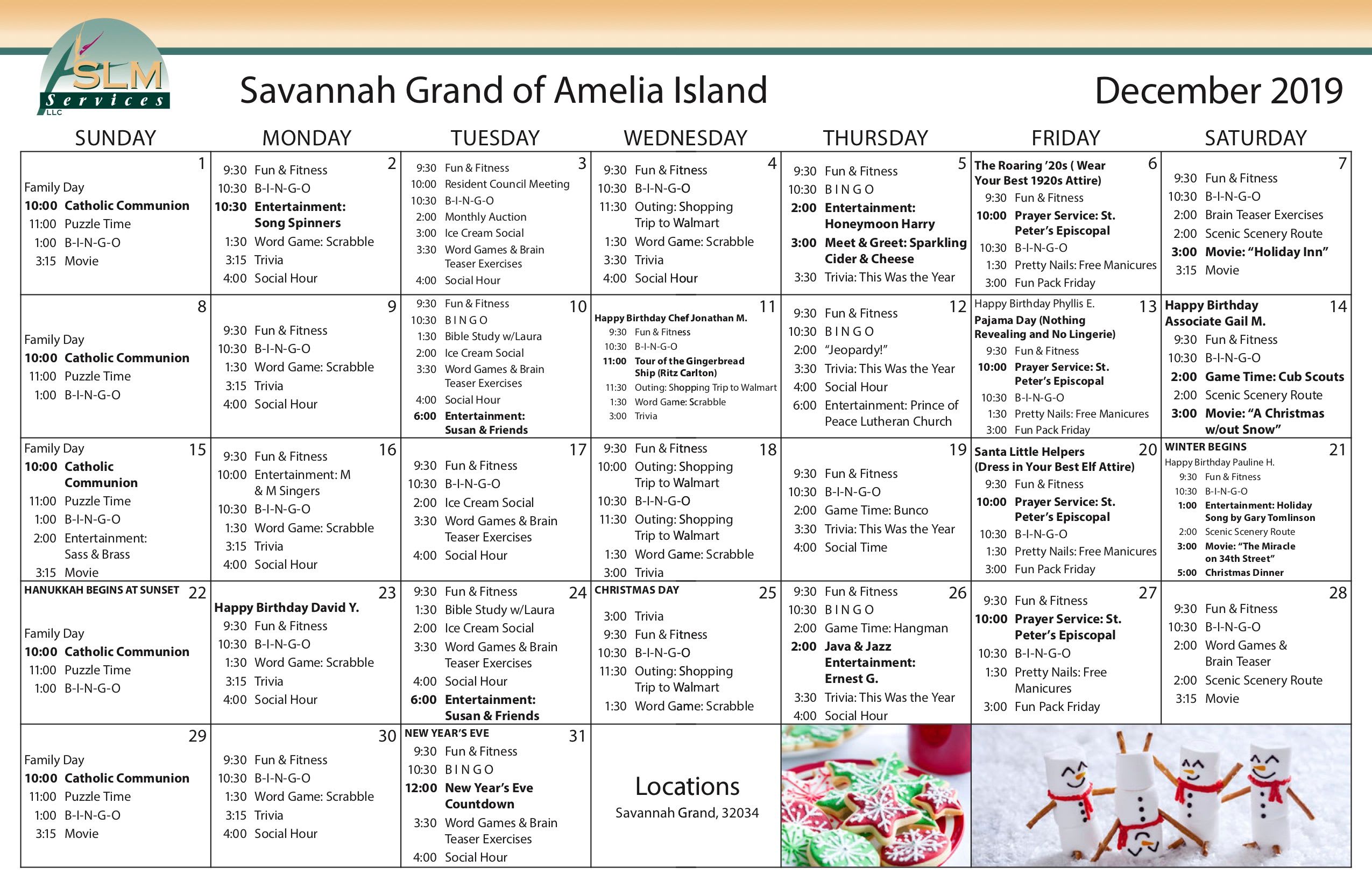 Activities & Events at Savannah Grand of Amelia Island