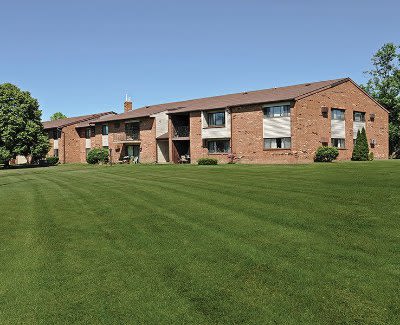 Lush lawn at Webster Manor Apartments in Webster, New York