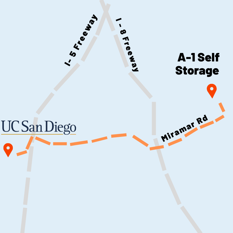 Map to UCSD