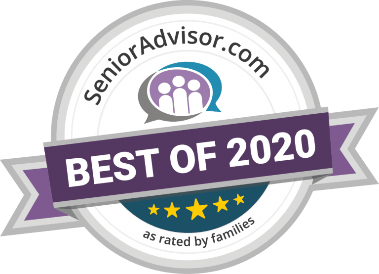 Senioradvisor.com 2020 best of senior living 