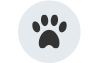 Paws icon for our website at EVIVA Midtown in Sacramento, California